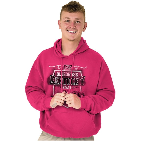 Bluegrass State Kentucky Horse Race Unisex Plus Fleece Graphic Hoodie Brisco Brands 2X