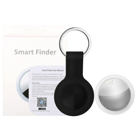 Airtags Smart Bluetooth Locator Tracker Anti-lost Device with Silicone Case