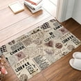 thumbnail image 5 of Disketp Abstract Coffee Pattern With Letters Mat For Front Door Outside - Doormat Outdoor Entrance - Welcome Mats Outdoor,Outside Entry And Outdoor Entrance 16''X24'', 5 of 9