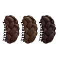 thumbnail image 5 of Fashion Women Twisted Bun Wig Hairpin Clip In Hairpiece Perfect for Covering Updo Hair in Stylish Occasions, 5 of 8