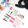 thumbnail image 3 of Kit de decoración de uñas con lámpara U VKit de herramientas para manicuraKit de herramientas de manicura con taladro para uñas Clip para remojar bloque de pulido juego de ANGGREK Otros, 3 of 8
