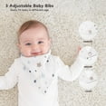 thumbnail image 2 of Muslin Baby Drool Bibs 6Pack Soft Triangular Adjustable Baby Bandana Bibs for Unisex Baby Girls & Boys, 2 of 5