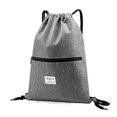 thumbnail image 4 of Fashion Unisex Waterproof Zipper Bundle Rope Travel Sport Backpack School Bags, 4 of 5