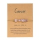 thumbnail image 1 of Fiudx Pulsera de Piedra de La Suerte, Temática de Constelaciones Vintage, Piedra Natural, Tarjeta Del Signo Del Zodíaco, Regalo Familiar, Buena Fortuna, Diseño Ajustable, 1 of 2