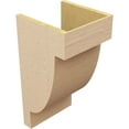 thumbnail image 5 of 12"W x 12"D x 24"H Wide Alpine Rough Cedar Woodgrain TimberThane Corbel, Primed Tan, 5 of 6