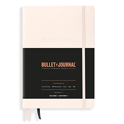 La Edición Oficial del Cuaderno de Balas 2 - Mediano(A5) - Cuaderno Perfecto para BuJo, 204 páginas de 120gsm, con Guía para Bujo (Rubor)