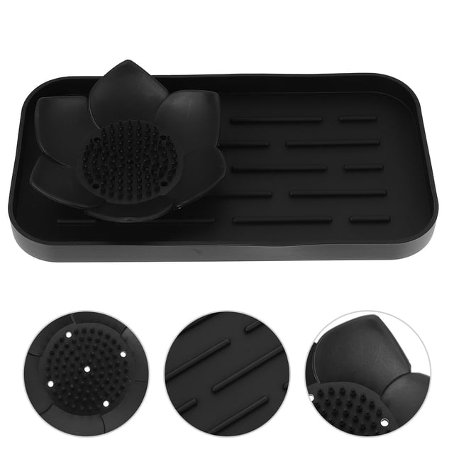 Houderco 1Jgo De Jabón De Silicona Con Drenaje Para Cocina Y Duradera