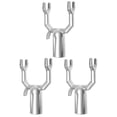 thumbnail image 4 of SHISUYAN 3Pcs Clothesline Prop Silver Fork Heads Aluminum Alloy for Home Use, 4 of 8