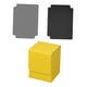 thumbnail image 5 of Caja para baraja de cartas con 2 divisores que se adapta a más de 100 tarjetas magnéticas multifuncionales resistentes al agua Amarillo, 5 of 8