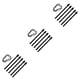 thumbnail image 5 of Moyic Stylus Tip Small Rubber Fluent Writing Sensitivity Nib Pen Capacitive Hard Good Touch Lightweight Precision High Pen Point Type1 NO1, 5 of 6