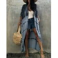 thumbnail image 3 of Bsubseach Women Long Beach Swimsuit Cover Ups Sexy Bikini Beach Kimono Cardigan, 3 of 6