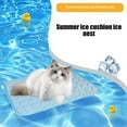 thumbnail image 5 of Under $1 GFHFHITJ Dog Bed Summer Cool Mat Sleeping Pad Water Absorption Top Bottom Materials Safe Easy Carry Keep Cool For Pet Kids and Adults., 5 of 8