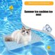 thumbnail image 5 of Colchoneta refrescante para mascotas, niños, adultos | Alfombrilla de fibra fría transpirable de alta tecnología | Manta de verano portátil ligera | Material seguro y fácil de limpiar | 20,5 x 24,4, 5 of 7