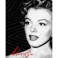 thumbnail image 3 of Grey, Jace 20x24 Black Modern Framed Museum Art Print Titled - Monroe Text, 3 of 5