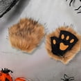 thumbnail image 6 of Zhourta Halloween Costume Gloves Cute Soft Bear Fox Long Claw Half Finger Gloves Cosplay Props Perfect for Party Events, 6 of 6