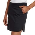 thumbnail image 2 of Cypress Club Women's Skort Built-in Shorts Tummy Smoothing (Black, Small), 2 of 3