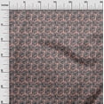 thumbnail image 2 of oneOone Viscose Jersey Fabric Leaves & Floral Block Print Fabric By Yard 60 Inch Wide, 2 of 5