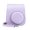 Purple, variant on Leutsin Instant Camera Case For Instax Mini 11 Leather Bag Solid Color Protective Case