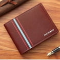 thumbnail image 3 of Cartera corta para hombre, moderna, fina, con múltiples tarjetas, con puntos, horizontal, para negocios, 3 of 5