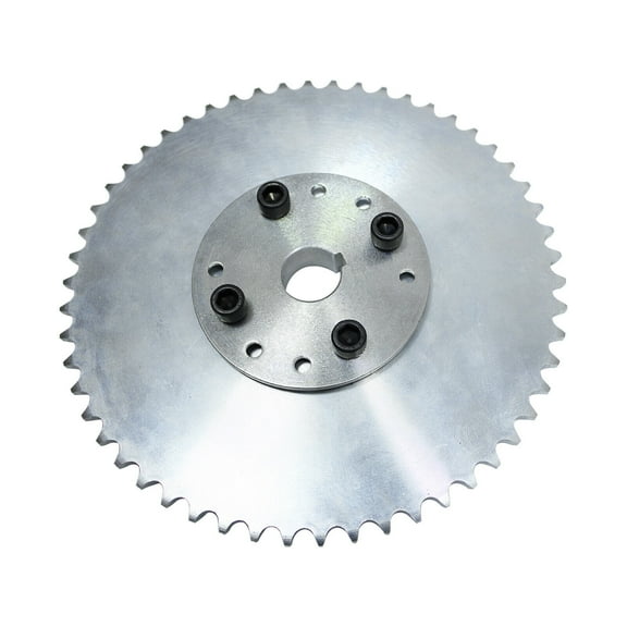 For Go karts ATV New Rear Sprocket & Hub Set 54 Tooth 40/41/420 Chain 1'' Axles