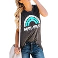 thumbnail image 1 of Good Vibes Sudadera Mujer Casual Suelta Sudaderas O Cuello Manga Larga Tops Camisetas-Camiseta Sin Mangas-Verde-Pequeño brillar Electrónica, 1 of 5