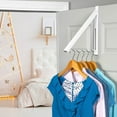 thumbnail image 6 of PEIBang Over The Door Hanger,Foldable Rack Organizer for Hanging Clothes,Coats and Towels,Over The Door Drying Rack for Bathroom,Laundry Room,Bedroom, 6 of 7
