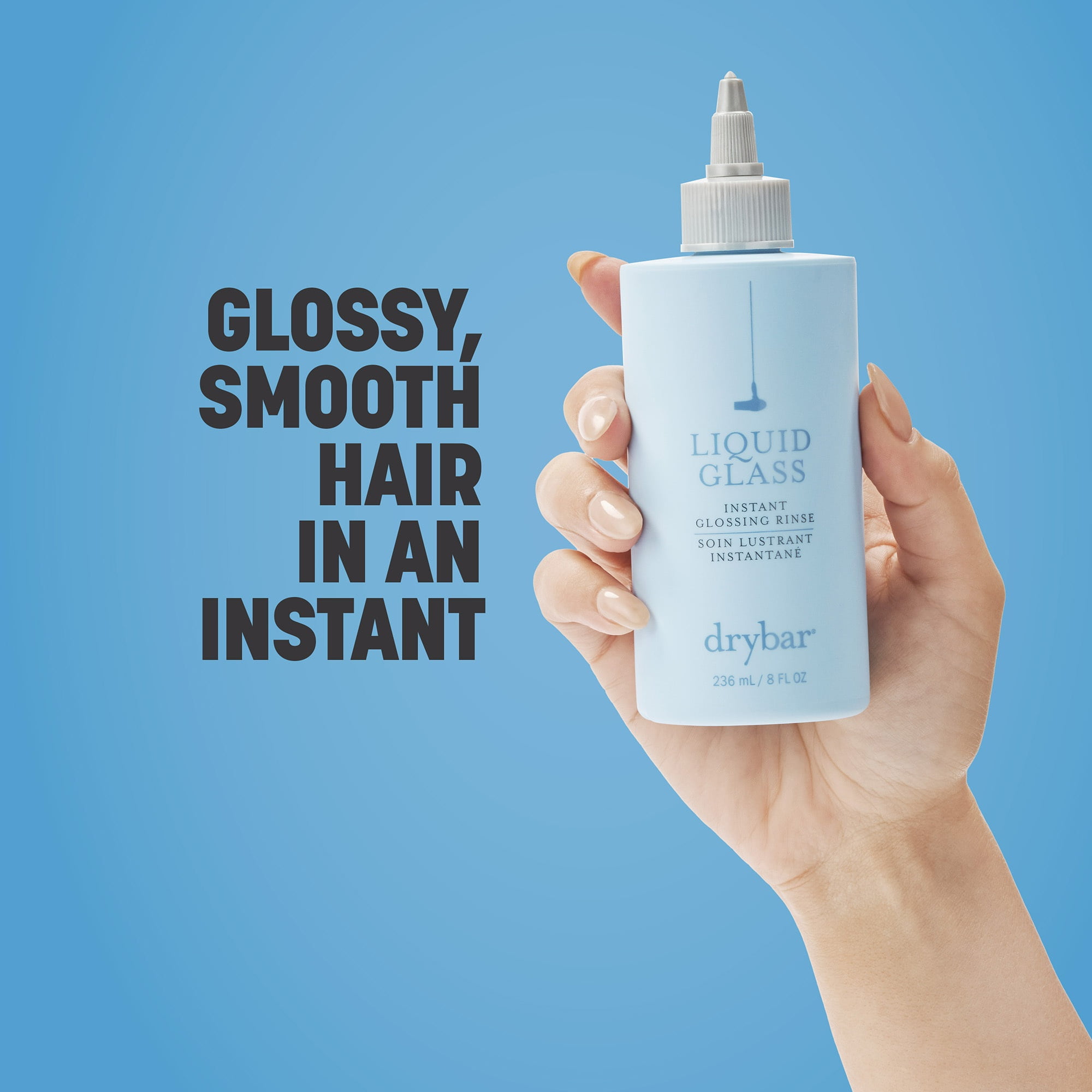 Drybar Liquid Glass Instant Hair Glossing Rinse Hair Care, 8 fl oz
