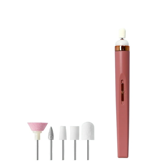5 In1 Manicure Nail Machine Set Plastic Material Low Vibration High Speed for Home and Salon Use