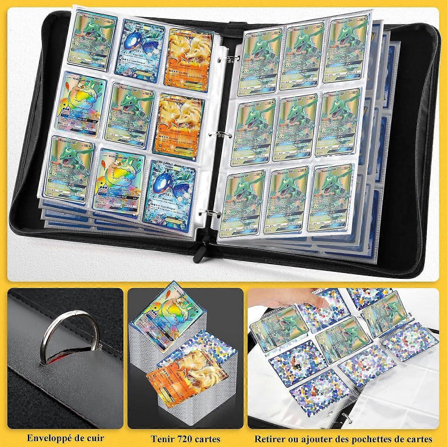 Album Pokemon Classeur Carte Capacité De 50 Pages De 900 Cartes Album Pokemon Classeur Carte Capacité De 50 Pages De 900 Cartes