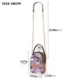 thumbnail image 2 of FORMRS Crossbody Bag for Women Quilted Travel Shoulder Cell Phone Purse with Chain Strap Handbag, Purple Cute Halloween, 2 of 7