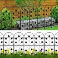 thumbnail image 2 of 10pack Decorative Garden Fence Border Metal Wire Fence Animal Barrier 38in×10Ft, 2 of 11