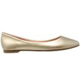 thumbnail image 2 of Sobeyo Womens Ballet Flats Pointed Toe Slip On Cushioned Closed Toe Shoes Gold Size 6, 2 of 7