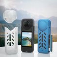 thumbnail image 2 of Silicone Protective Case with Lens Cap for Insta360 X4, Body Silicone Case Protector Lens Guard Camera Protective Kit for Insta360 X4, 2 of 11