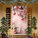 thumbnail image 4 of Christmas Door Cover Decorations with Santa Claus Pattern Holiday Party Decorative for Front Door Indoor Wall Fireplace Mantle Home Festive Xmas Decor, 4 of 6