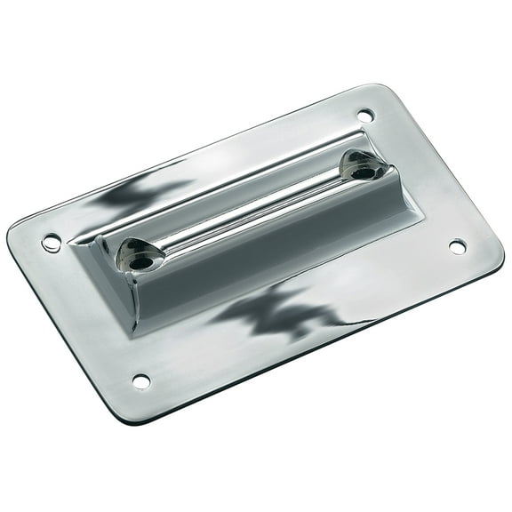 Kuryakyn Laydown Chrome License Plate Holder (113)