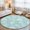 Pale Cyan, variant on Round Rugs 4Ft, Starfish Aqua Blue Coastal Round Area Rug Washable Indoor Throw Carpet, Summer Nautical Shell Beach Soft Non Slip Circle Rug for Kitchen Nursery Room Home Decor Aesthetic