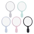 thumbnail image 1 of EeaseCA 5Pcs Handheld Hairdressing Mirror Makeup Mirror with Handle for Bathroom Travel, 1 of 8
