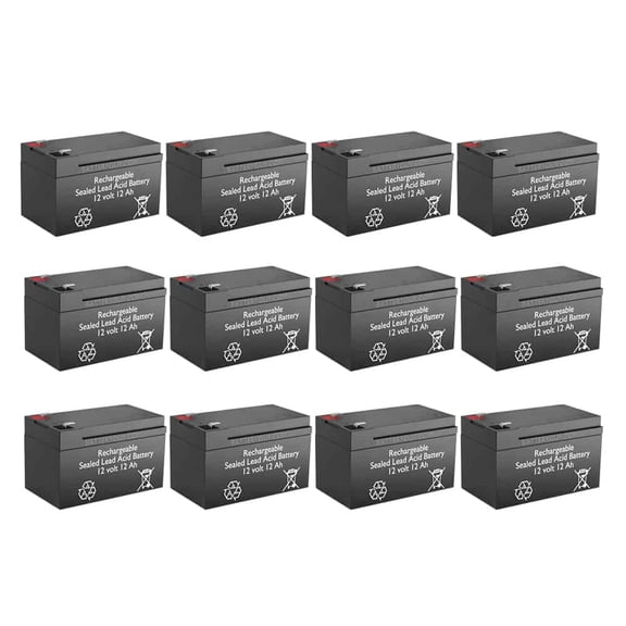 BatteryGuy SP12-12HR replacement  battery. battery - BatteryGuy brand equivalent (High Rate - Qty of 12)