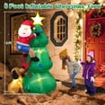 thumbnail image 2 of 1.83M Arbol de Navidad Inflable con Papá Noel Perro Decoraciones al Aire Libre, Inflables Navidad Arbol Santa Claus para el Patio Inflables Navideños Decoración Iluminada con Leds, 2 of 5