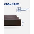 thumbnail image 4 of Base de cama Queen Size Dormimundo clóset de acero, 4 of 5
