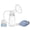 Blue, variant on Joernso Manual Power Breast Pump Suction Maternity Milk Baby Nursing Feeding Bottle