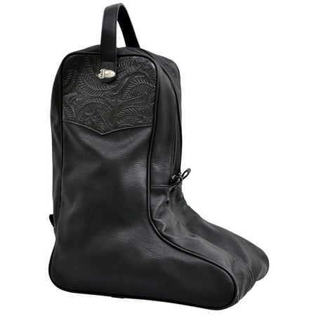 Justin Western Boot Bag Embossed Concho Overlay Zip Closure Jbbb10 Justin Western Boot Bag Embossed Concho Overlay Zip Closure Jbbb10