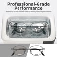 thumbnail image 6 of Fosmon Ultrasonic Cleaner (600ml) Jewelry Cleaner Machine with LED Display and Touch Control Panel for Glasses, Ring, Earring, Necklaces, Dentures, Makeup Brush, 6 of 7