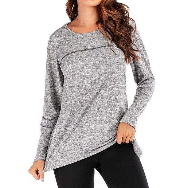 cross back long sleeve top