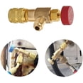 thumbnail image 3 of Adaptateur de Valve de Sécurité Liquide, R410A R22 Valve de Sécurité, Valve de Contrôle de Réfrigérant, Valve de Refroidissement de Climatisation, pour Valves de Débit de Climatisation, 3 of 4