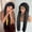 Black, variant on Long Hair Bonnets for Sleeping 2 in 1 Long Hair & Bonnet for Women&Soft Breathable and Smoothy&Bonnet for Braids