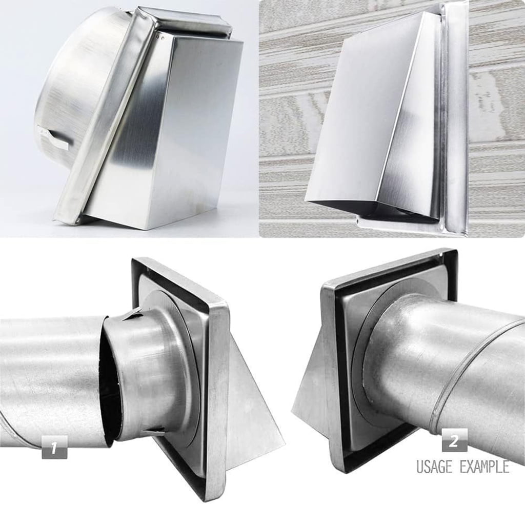 Wall Air Vent Outlet Extracts Valves Grille Ducting Cover Ventilation Outlet