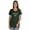 Heather Dark Green (Silver Glitter), variant on Inkdotpot Engaged AF Shirt Bride Bachelorette Party Shirts Bridal T-Shirt Wedding Tshirt
