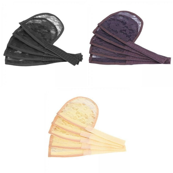 Red para El Cabello de 15 Piezas para Redes para Colas de Caballo, Gorros para Pelucas, Adornos para El Cabello Soledad cola de caballo red de pelo