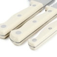thumbnail image 4 of Martha Stewart Everyday 14 Piece Stainless Steel Cutlery and Wood Block Set in Linen, 4 of 5